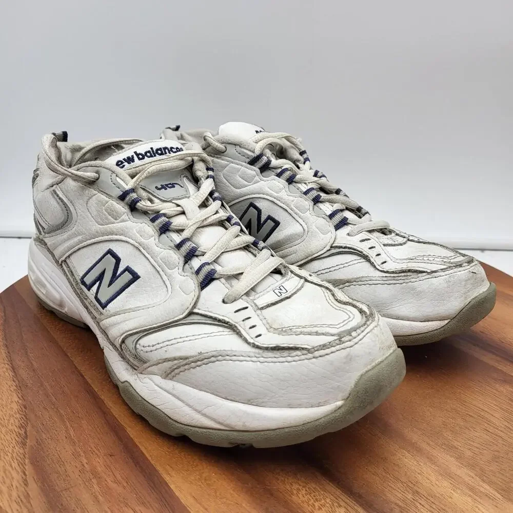 New Balance‎ 407 Running Shoes Womens 9.5 B White Leather Sneakers